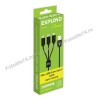 Купить Кабель USB - MicroUSB/IPhone 5/6/7/8/TYPE-C Classic 2,1А в Магнитогорске